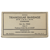 Bandage, triangulaire, item n° 92040, Gerstein Brothers MFG. CORP.