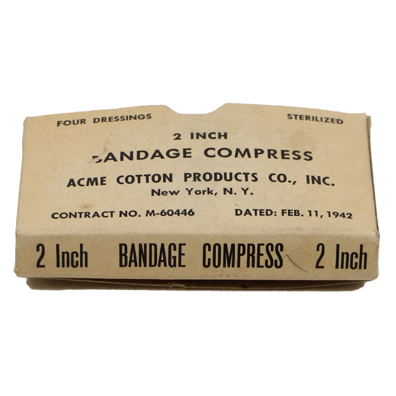Compresses, ACME COTTON PRODUCTS CO., INC., 1942