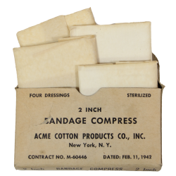 Compresses, ACME COTTON PRODUCTS CO., INC., 1942