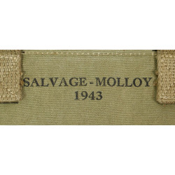 Case, Canvas, Dispatch, M-1938, US Army, SALVAGE-MOLLOY 1943