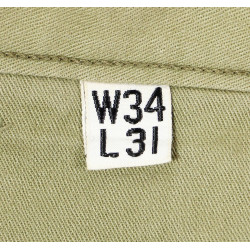 Pantalon moutarde, Special, 34 x 31, 1943