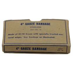 Bandage, Unit No. 12, Gauze, A. E. HALPERIN CO., Inc.