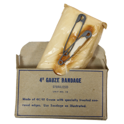 Bandage, Unit No. 12, Gauze, A. E. HALPERIN CO., Inc.