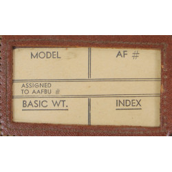 Adjuster, Load, Glider Waco CG-4A, USAAF