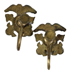 Boucles d'oreilles, Sweetheart, US Navy, Sterling