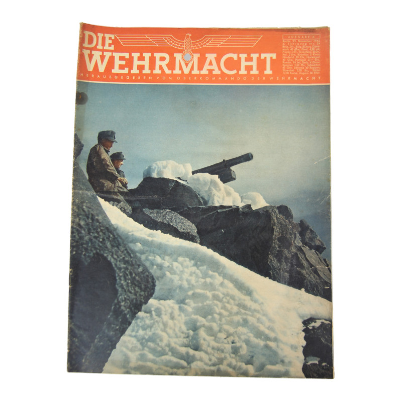 Magazine, Die Wehrmacht, 25 novembre 1942