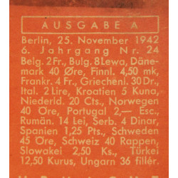 Magazine, Die Wehrmacht, 25 novembre 1942