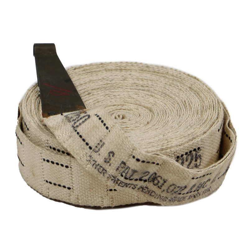 Bande en toile blanche, calibre .30, R.M.C. 42