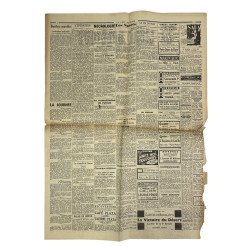 Journal belge, La Libre Belgique, 27 octobre 1944