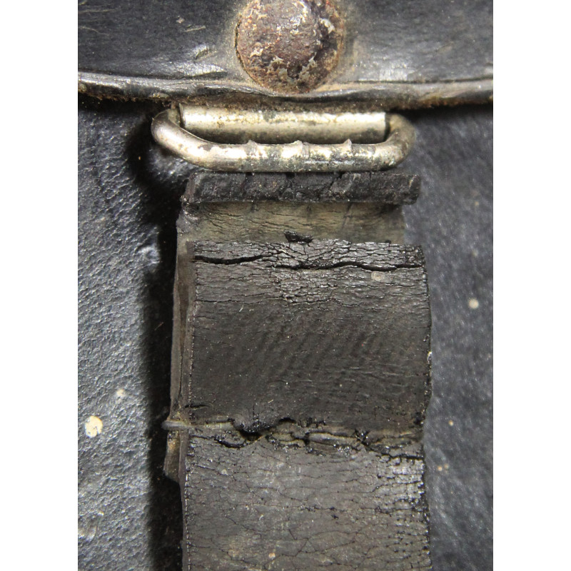 Pochette en cuir allemande, règle de calcul d'artillerie, ERTEL