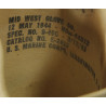 Gants en cuir, USMC, MID WEST GLOVE CO., 12 mai 1944