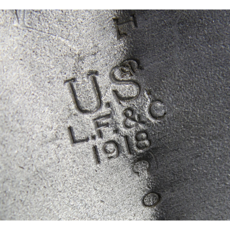 Gourde US Army, complète, Cook Earl Everts, Battery A, 58th Artillery Regiment, AEF, 1918