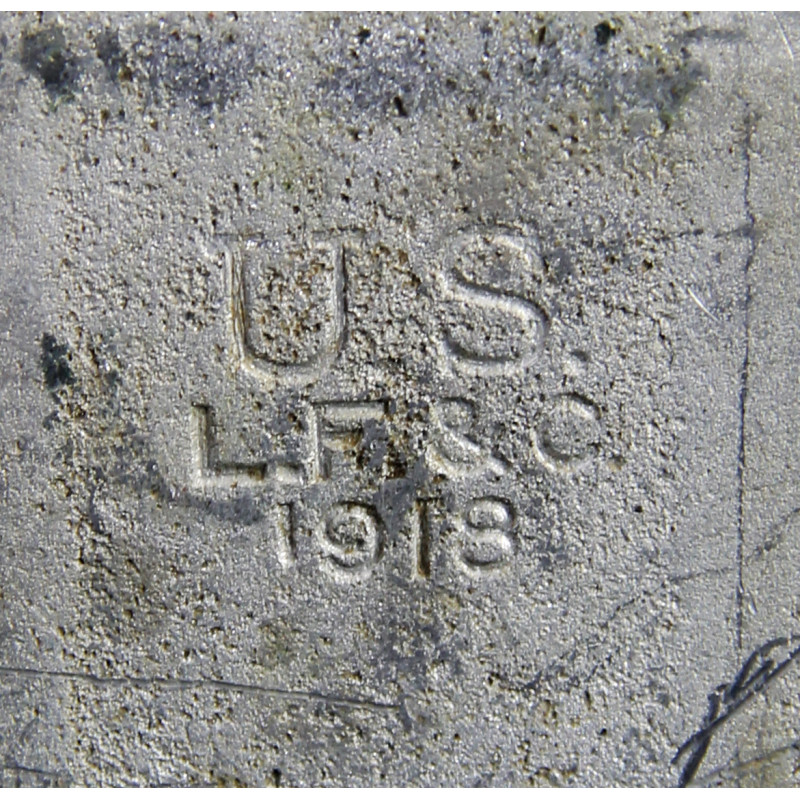 Gourde US Army, complète, Cook Earl Everts, Battery A, 58th Artillery Regiment, AEF, 1918