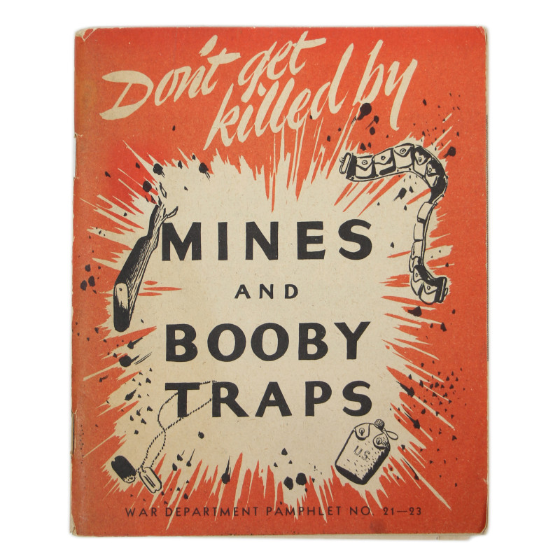 Livret, Don't Get Killed by Mines and Booby Traps, 1944