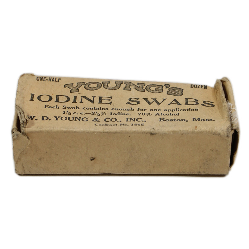 Box, Iodine Swabs, W.D. YOUNG & CO., INC.