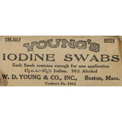 Box, Iodine Swabs, W.D. YOUNG & CO., INC.