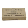 Bandage triangulaire, MILLBURN MILLS, Inc., 1942, Item No. 92040, intact