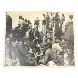 Photographie, US Navy, Combat Photo Unit, prisonniers allemands, Marseille