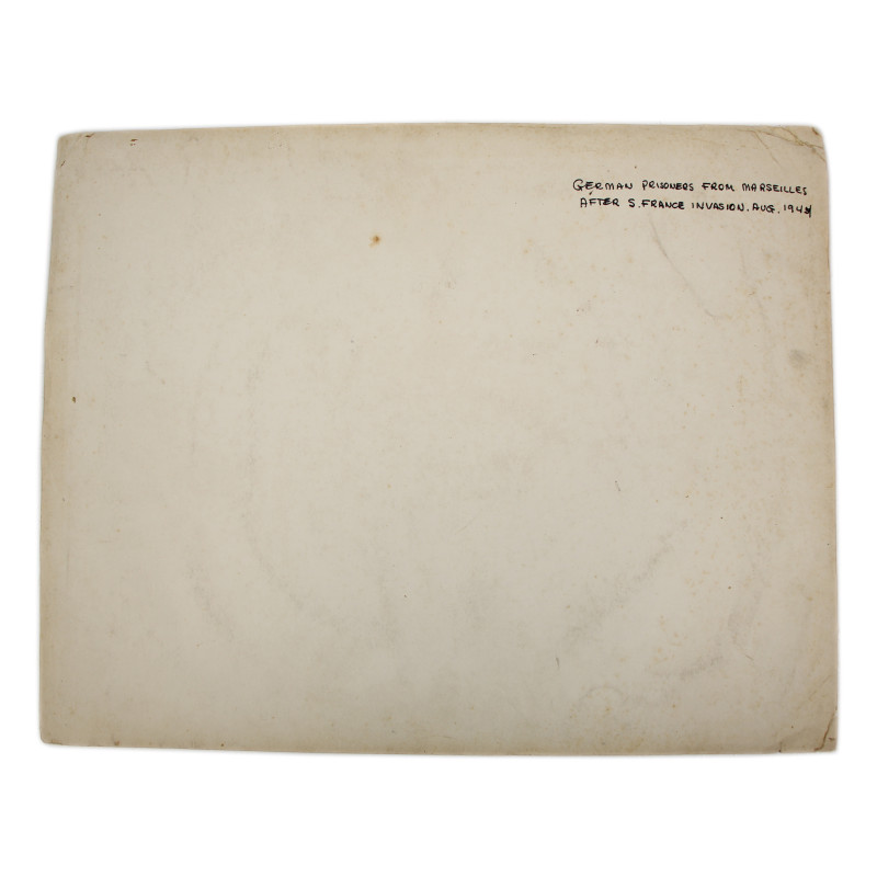 Photograph, US Navy, Combat Photo Unit, German Prisoners, Marseille