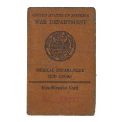 Carte d'identité, Nurse, 1er type, 1943, 2nd Lt. Esther Kenyon, ETO