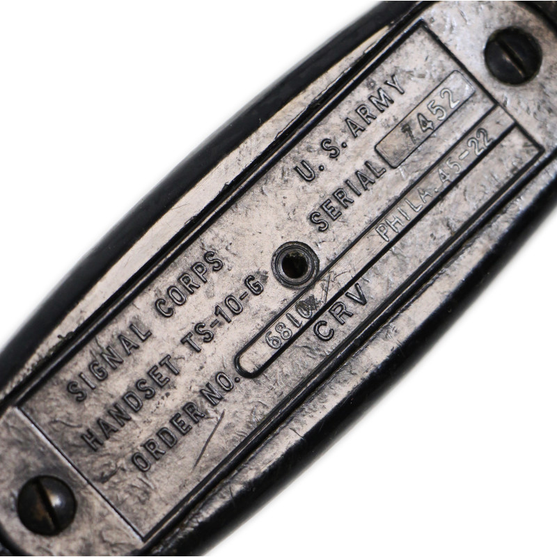 Handset, TS-10-G, CE-11, 1945
