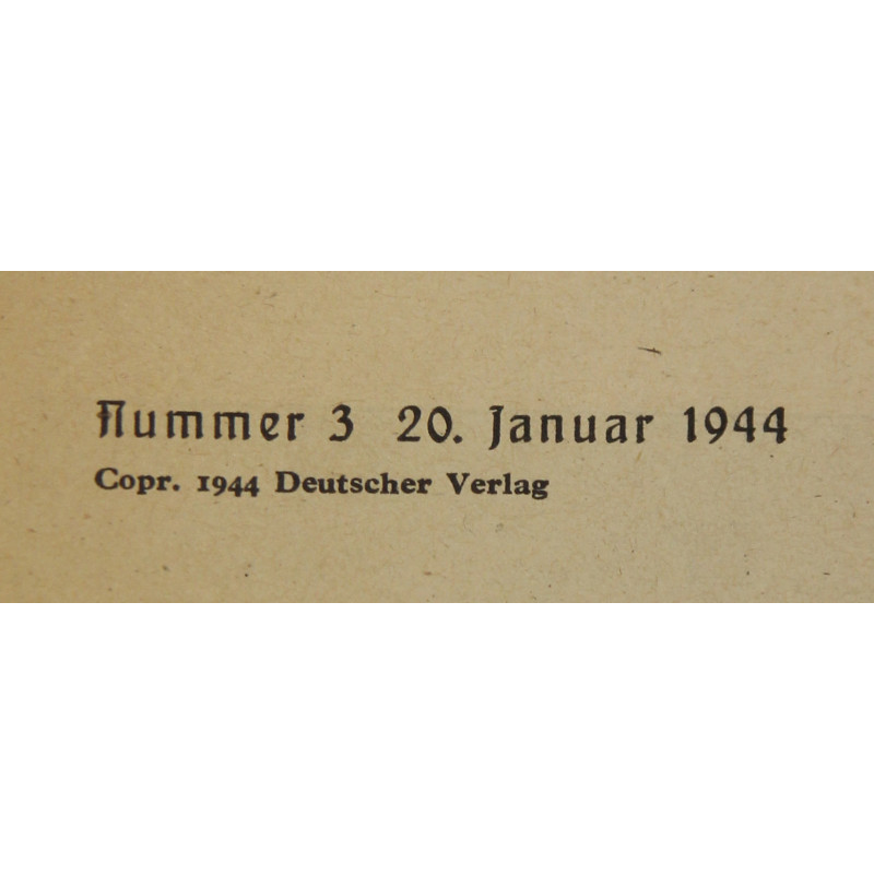 Magazine, Berliner Illustrierte Zeitung, 20 janvier 1944