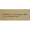 Magazine, Berliner Illustrierte Zeitung, 20 janvier 1944