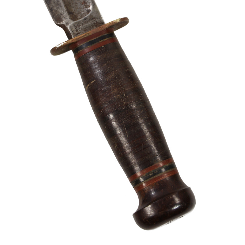 Knife, Fighting, MARBLE'S, with Leather Scabbard