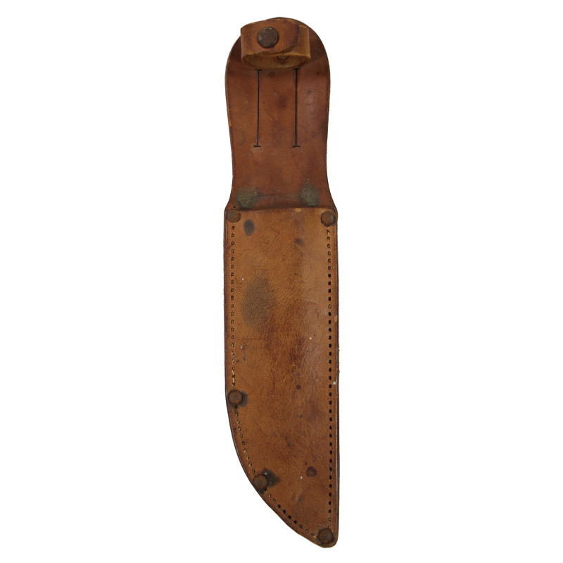 Knife, Fighting, MARBLE'S, with Leather Scabbard