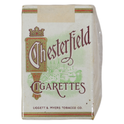 Paquet de ration de 10 cigarettes, CHESTERFIELD, 1943