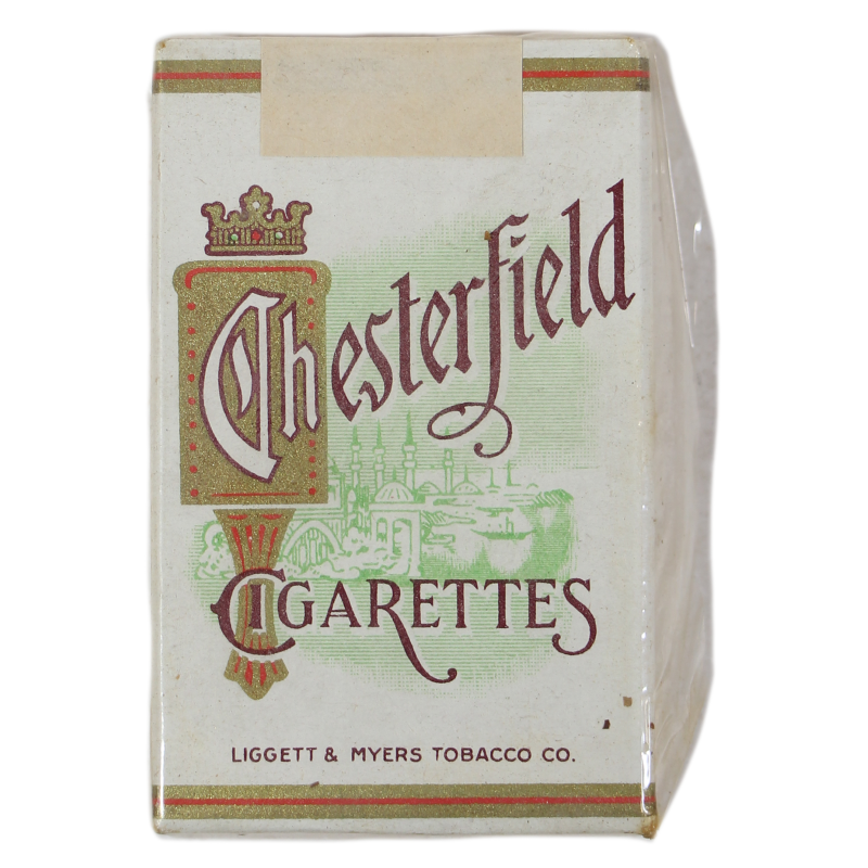 Paquet de ration de 10 cigarettes, CHESTERFIELD, 1943