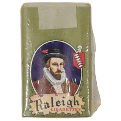 Paquet de cigarettes, Ration, Raleigh, For Victory Buy United States War Bonds and Stamps