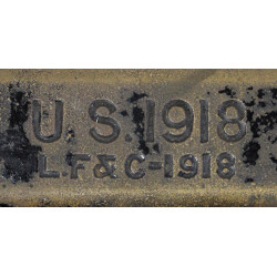 Couteau de tranchée, Knuckle Knife, M1918, L.F.& C., avec fourreau de baïonnette raccourci