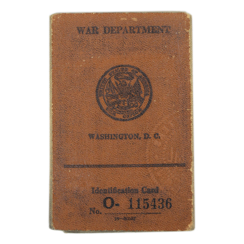Carte d'identité, 1er type, Pfc. Gerrit DeWitt Carte d'identité, 1er type, Pfc. Gerrit DeWitt