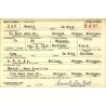 Carte d'identité, 1er type, Pfc. Gerrit DeWitt Carte d'identité, 1er type, Pfc. Gerrit DeWitt