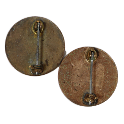 Paire de crests, 71st Infantry Division, à épingle