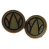 Paire de crests, 89th Infantry Division, à épingle