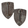 Paire de crests, 65th Infantry Division, à épingle