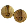 Paire de crests, 33rd Infantry Division, à épingle