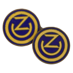 Paire de crests, 102nd Infantry Division, à épingle