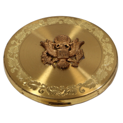 Poudrier en laiton, personnel féminin, ELGIN, US Army