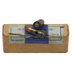 Box, Cartridge, Pistol, German, 9mm, Normandy, 1942