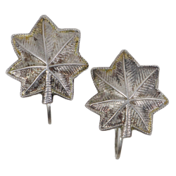 Earrings, Lieutenant-Colonel, Sweetheart, Sterling