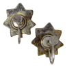 Earrings, Lieutenant-Colonel, Sweetheart, Sterling