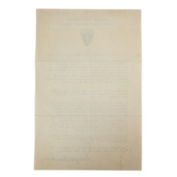 Message, General Dwight Eisenhower, 5 juin 1944