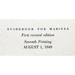Manuel, Guidebook for Marines
