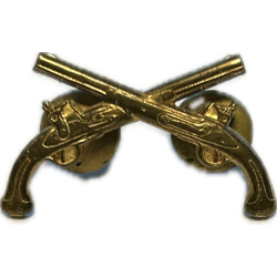 Insignia, Collar, Officer, Military Police (MP), A.E. Co. Utica., CB