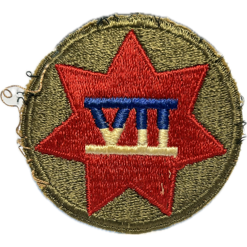 Insigne, VII Corps, US Army, Utah Beach, Ardennes