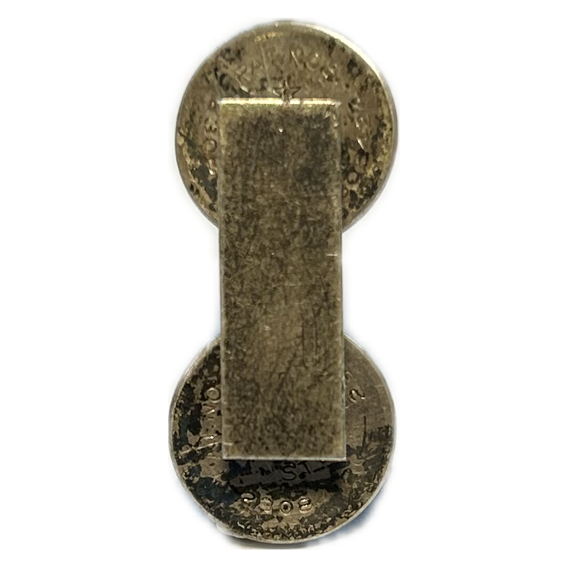 Rank, Insignia, Lieutenant (Junior Grade), U.S Navy, AMICO Sterling, Pinback, Vanguard, Miniature