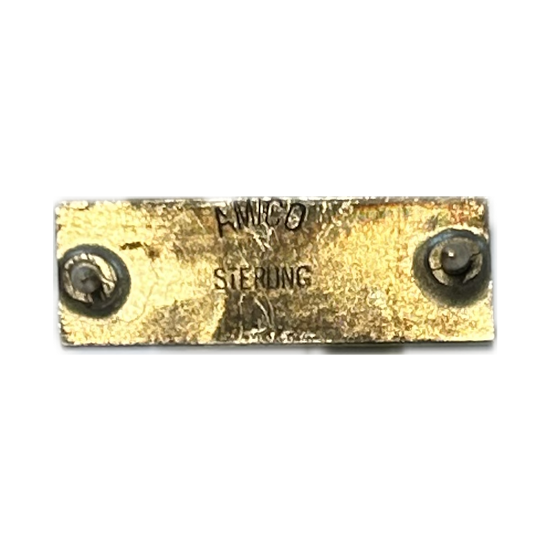 Rank, Insignia, Lieutenant (Junior Grade), U.S Navy, AMICO Sterling, Pinback, Vanguard, Miniature